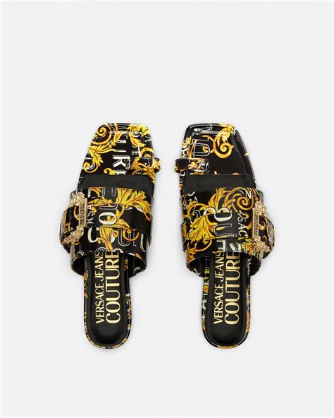 Versace Jeans Couture Millie Logo Couture Mules for Women